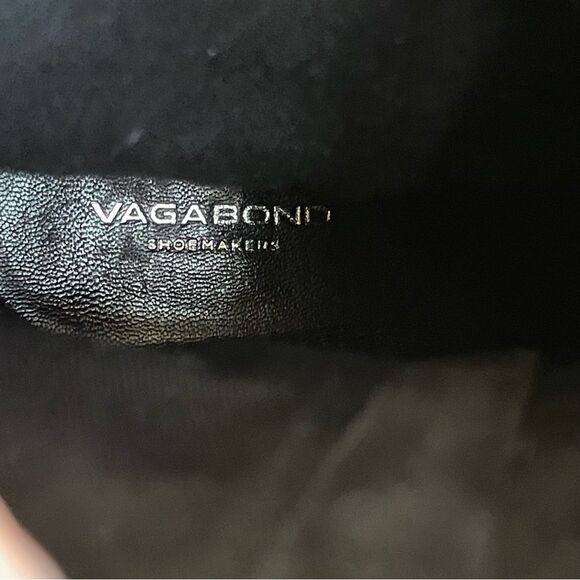 LIKE NEW Vagabond Hedda Black Heeled Boots size 40 / 10 - Picture 9 of 11